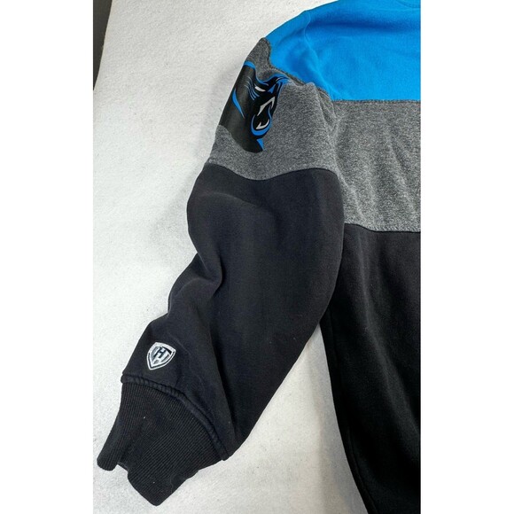 Hands High Carolina Panthers NFL MENS Black Blue Gray Pullover Hoodie SIZE M - Picture 8 of 8